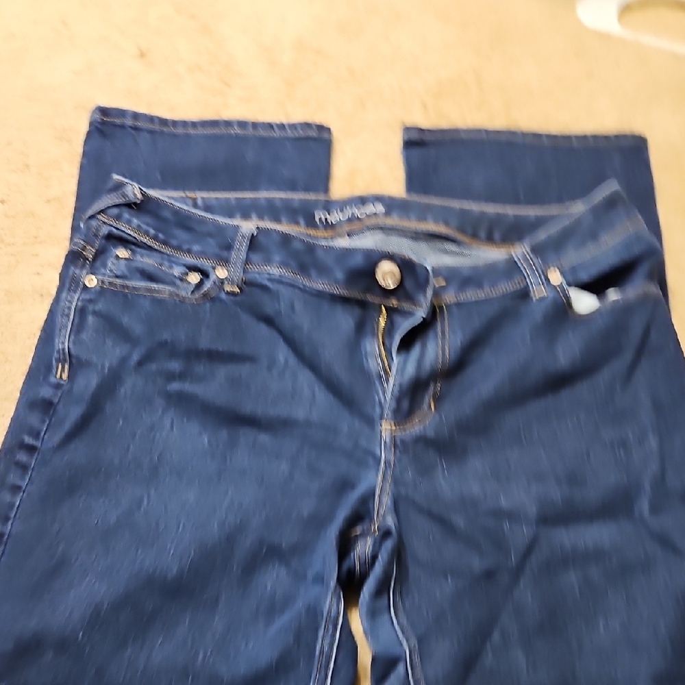 Maurices Women's Dark Blue Boot Cut Jeans